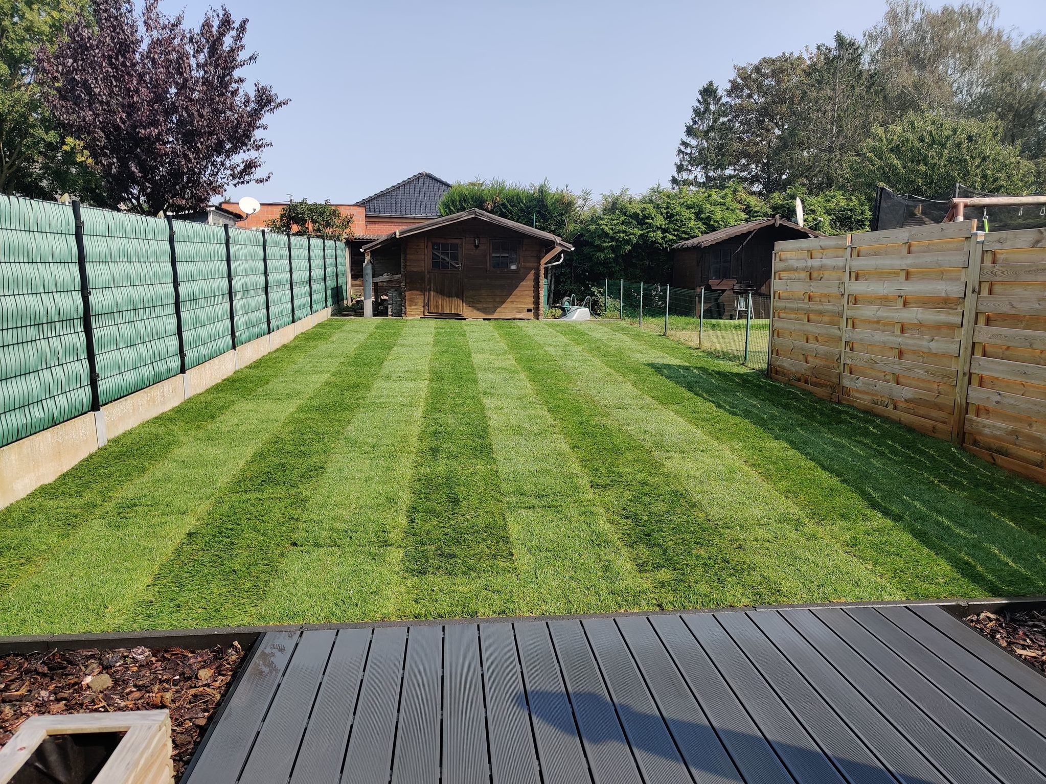 Jardin repensé — après